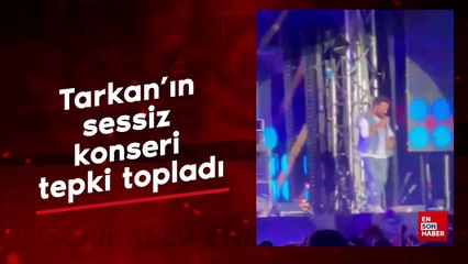 Tarkan'ın sessiz konseri tepki topladı