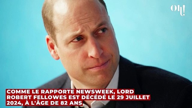 Le Prince Harry et le Prince William en deuil suite au décès de leur oncle Lord Robert Fellowes