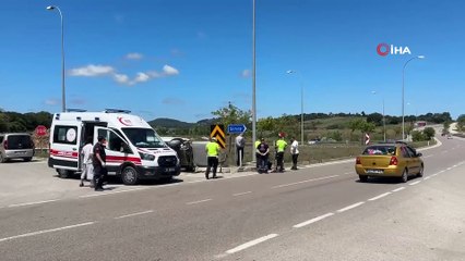 Sinop Heyamola'da trafik kazası