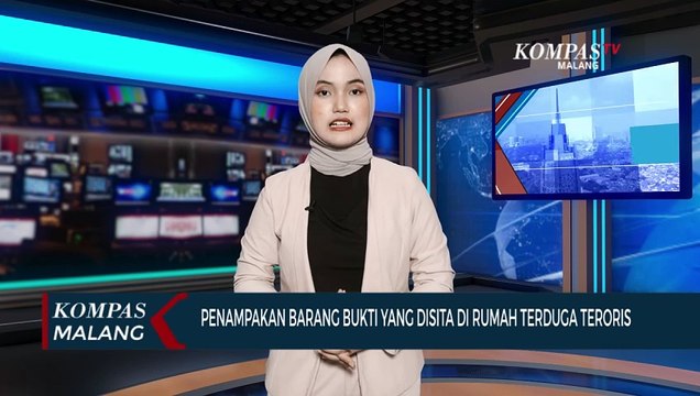 Penampakan Barang Bukti yang Disita dari Rumah Terduga Teroris di Kota Batu