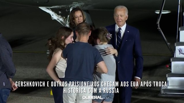 Gershkovich e outros prisioneiros chegam aos EUA após troca histórica com a Rússia
