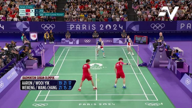 Aaron Chia & Soh Wooi Yik berjuang habis-habisan sebelum gagal mara ke final beregu lelaki