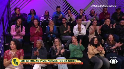 Atletas do Centro Cultural Coreano no Brasil fazem apresentação de Taekwondo no Melhor Da Noite