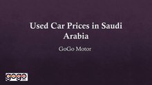 Used Car Prices in Saudi Arabia - GoGo Motor