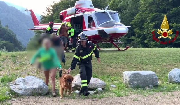 Famiglia bloccata tutta la notte nei boschi: salvata dai Vigili del Fuoco (02.08.24)