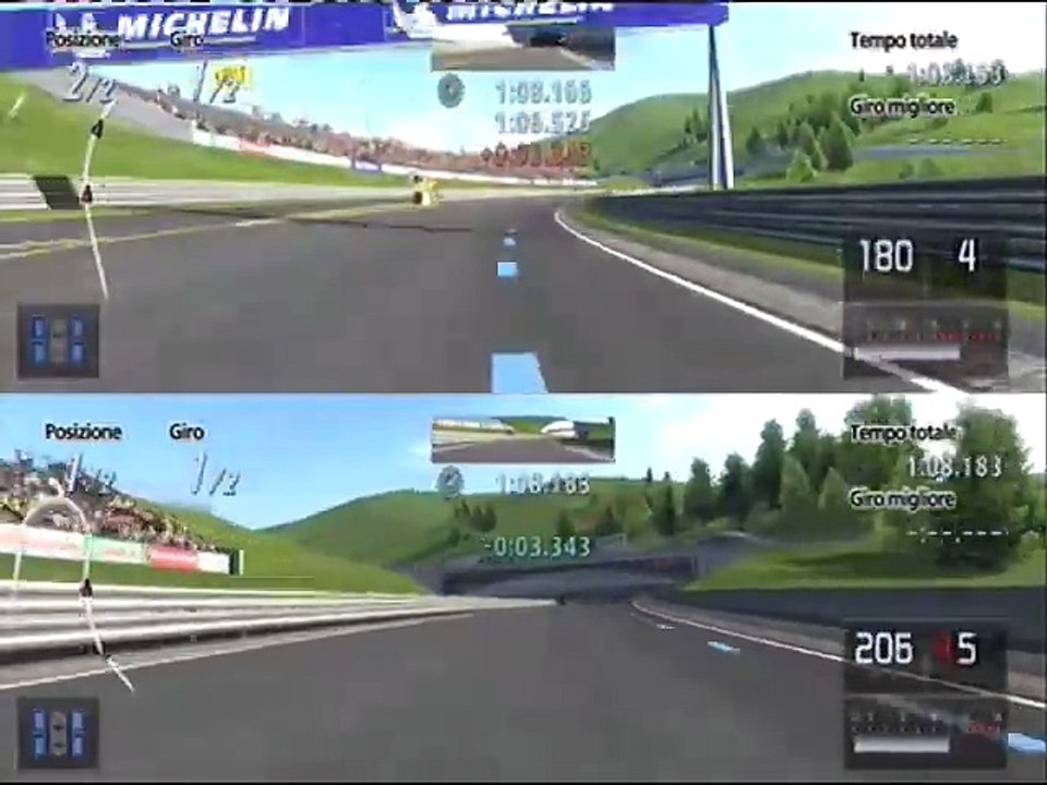 Gran Turismo 5 - Split Screen Multiplayer (2 Players)
