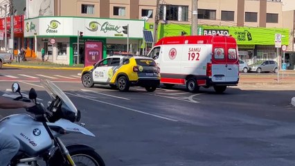 Surtada na Avenida Brasil mobiliza efetivo policial e médico em Cascavel