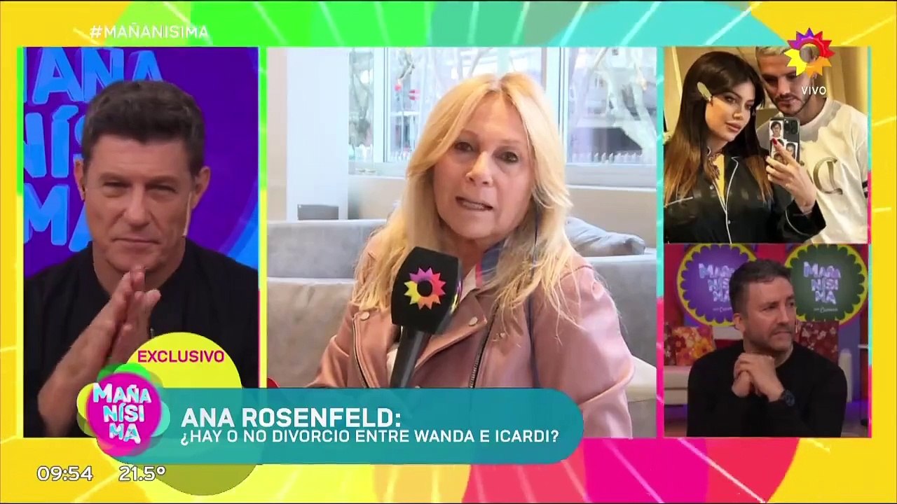 Ana Rosenfeld habló de la separación de Wanda Nara y Mauro Icardi