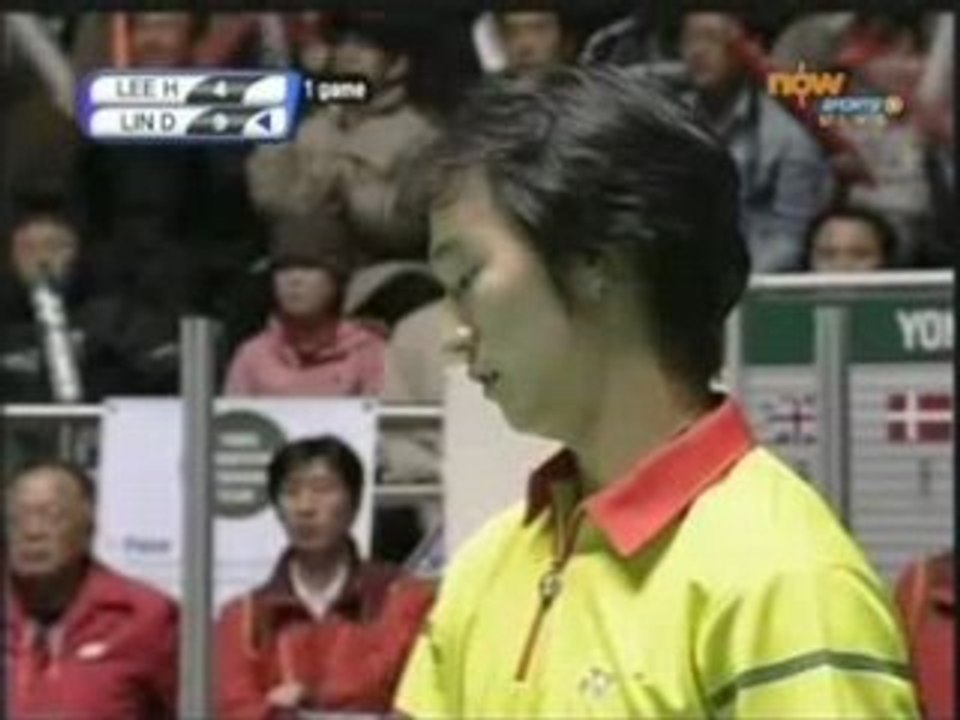 Badminton 2008 Korea MS Final game 1