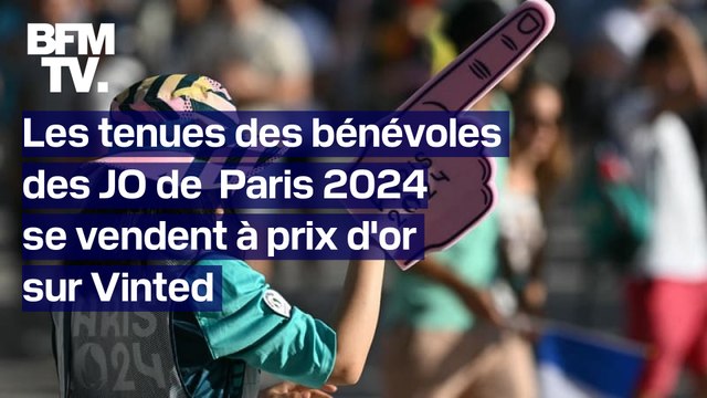 Les tenues des bénévoles des JO de Paris 2024 se vendent à prix d’or sur Vinted