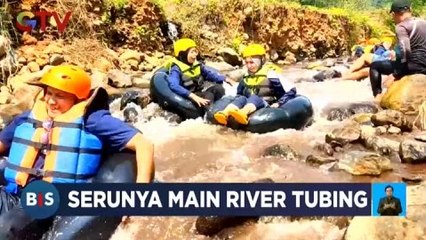 Asyiknya Main River Tubing Sejauh 3 Kilometer di Mojokerto