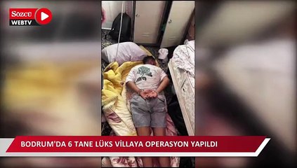 Bodrum'da lüks villalarda film gibi uyuşturucu operasyonu
