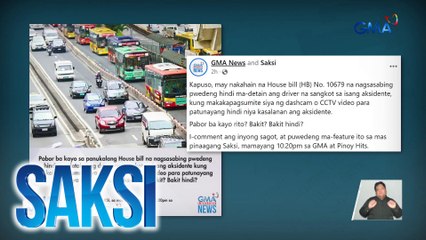 Panukala para protektahan ang mga driver na walang kasalanan sa aksidente, isinusulong | Saksi