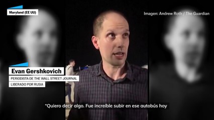 Evan Gershkovich es liberado por Rusia y regresa a Estados Unidos