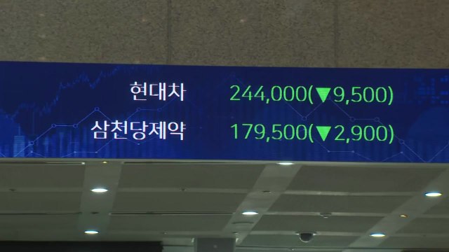 '미국 경기 침체 우려' 악재에...주가·원화값 급락 / YTN