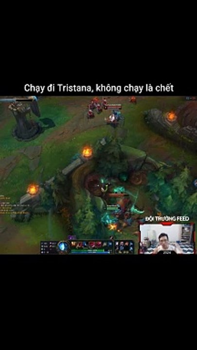 Chạy đi Tristana, không chạy là chết #tristana #fiddlesticks #leagueoflegends #shorts