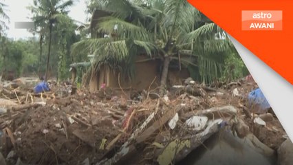 Angka kematian tanah runtuh di India melebihi 300