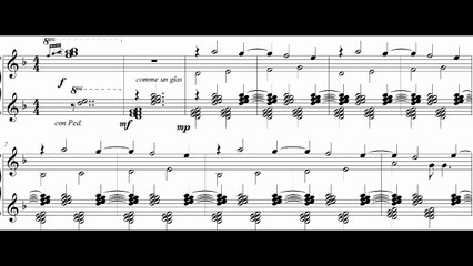 Suite pour clavier I   Quatrième prélude, comme un glas.