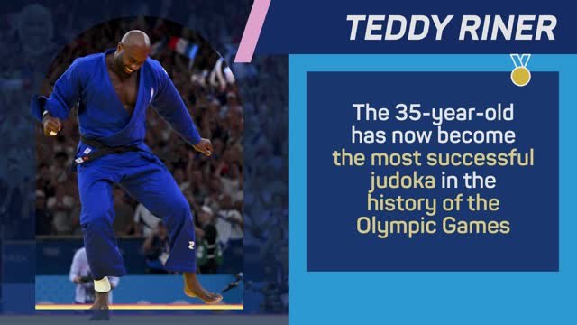 Medal Alert - Teddy Rinner wins record-breaking gold medal in judo