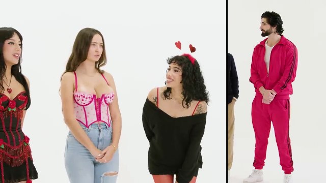 Dating Based on Valentine's Day Outfits _ 5 Girls VS 5 Guys #hotgirl #dating