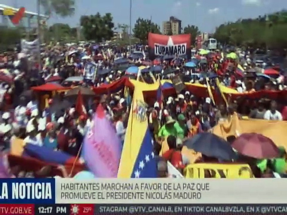 Pueblo de Maracaibo marcha en rechazo a los actos vandálicos que buscan causar zozobra en el país