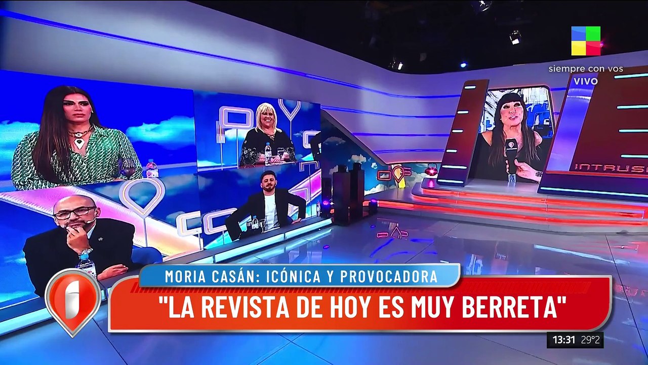  La icónica y provocadora Moria Casán en #Intrusos