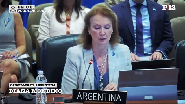 Mondino, ante la OEA, desconoció los resultados oficiales de las elecciones en Venezuela: “la oposición tuvo una victoria apabullante”