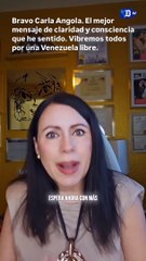 Periodista Carla Angola analiza último mensaje de María Corina Machado