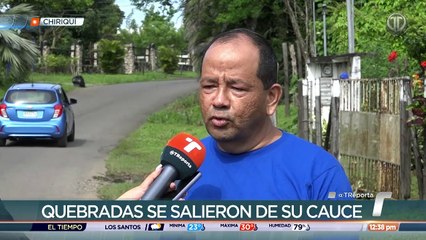 Varias casas afectadas por desbordamiento quebrada en San Pablo Viejo