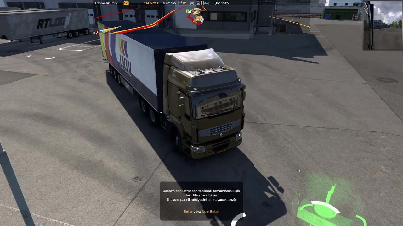 Empty Wine Barrel - Start:Luxembourg * Destination:Cologne: #Renault #Trucks #ETS2 -Euro Truck Simulator 2