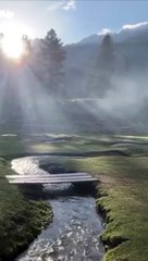 Beautiful nature feelings peace and good when watch the national beauty