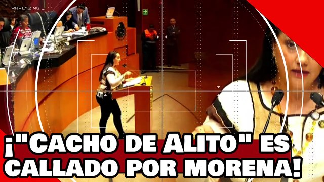 ¡VE! ¡’Cacho de Alito’ es callado por valiente diputada Bustamante por atacar la mayoría de la 4T!