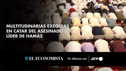 Multitudinarias exequias en Catar del asesinado líder de Hamás