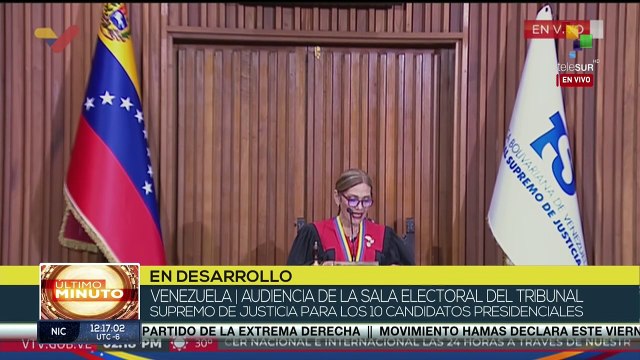 Excandidatos presidenciales acuden a audiencia en sala electoral del TSJ