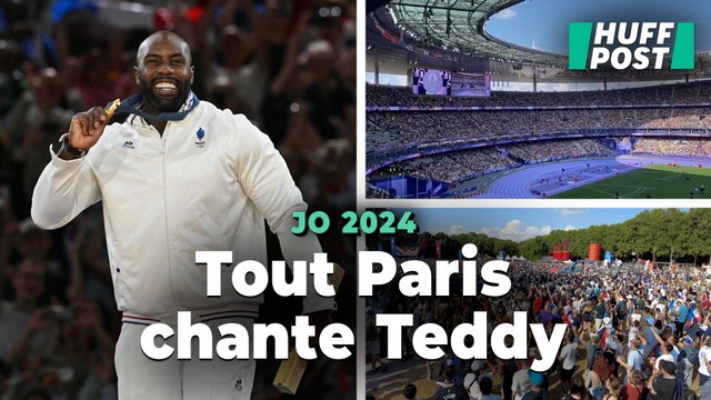 Tout Paris a crié le nom de Teddy Riner pour célébrer sa médaille d’or