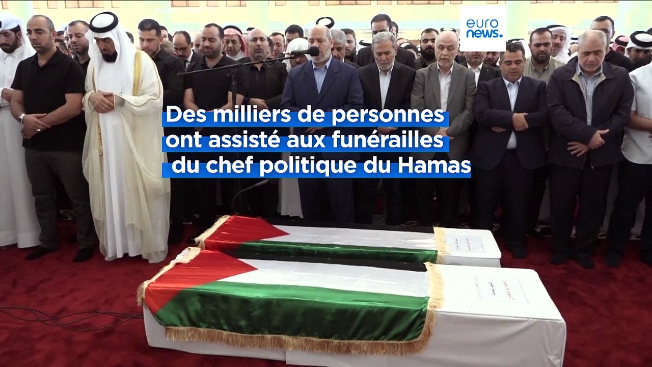 Qatar: funérailles du chef assassiné du Hamas, sur fond de menaces de représailles