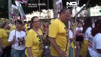 Families and supporters of Israeli hostages held in Gaza mark 300 days of war