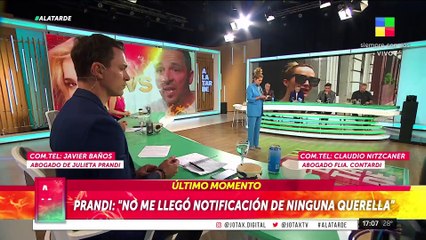 ️ JULIETA PRANDI contra CONTARDI: "Si existe una querella, la espero con pochoclos"
