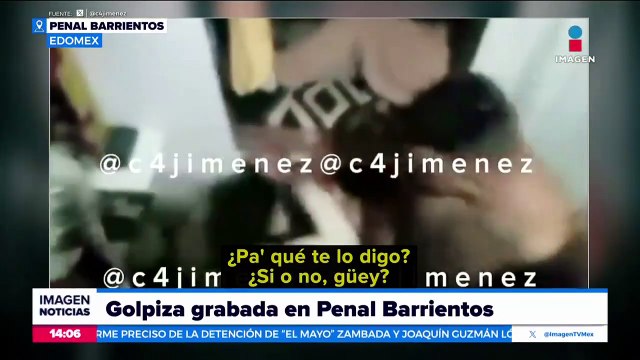 Graban golpiza en el Penal Barrientos del Estado de México