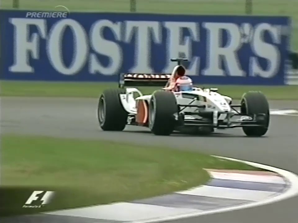 F1 – Jenson Button (BAR Honda V10) lap in qualifying – Great Britain 2003