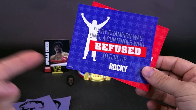 McFarlane Toys Movie Maniacs Rocky Platinum Edition Apollo Creed