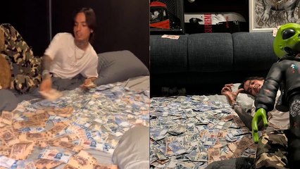 Natanael Cano desata polémica al presumir su fortuna: "Y es lo que me sobró"