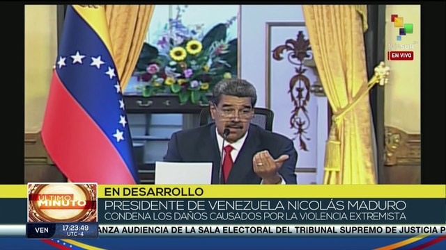 Presidente Nicolás Maduro denunció intento de golpe de estado