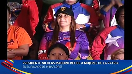 Presidente Nicolás Maduro recibe a las mujeres de la patria en el Palacio de Miraflores