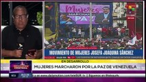 Masiva movilización de las mujeres en defensa de la patria venezolana