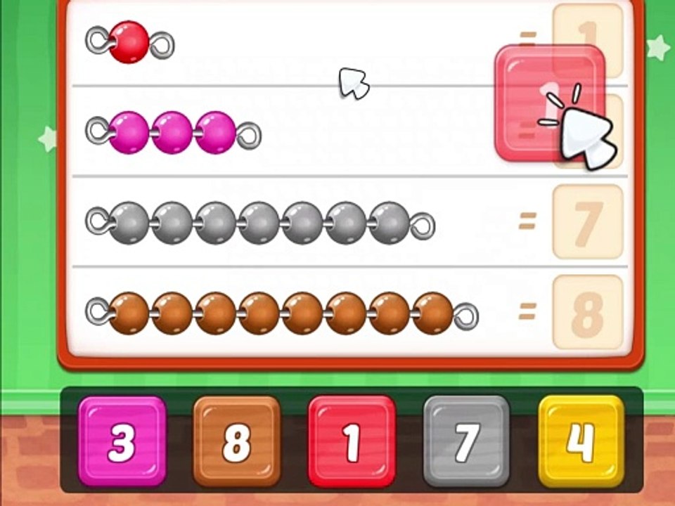 Educational game for Toddlers- Math with beads Part 1