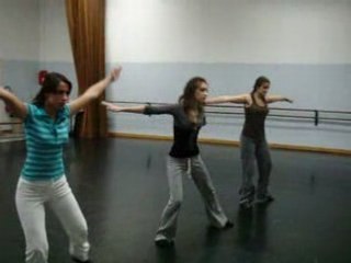 cours de danse (répétition) Elodie et Emily 2