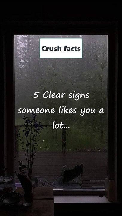 5 Clear signs someone likes you a lot... | Crush facts #shorts #viralvideo