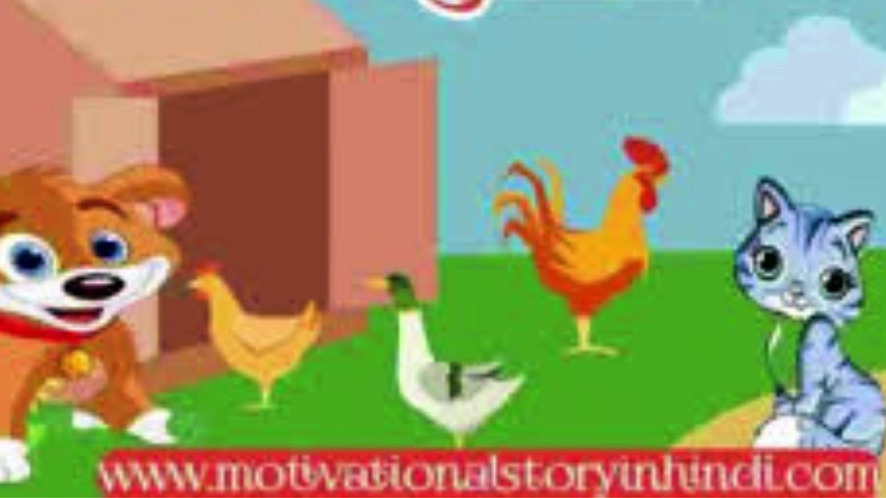 छोटी लाल मुर्गी की कहानी | The Little Red Hen | बच्चों के लिए हिंदी कहानी | Bedtime Stories for Kids