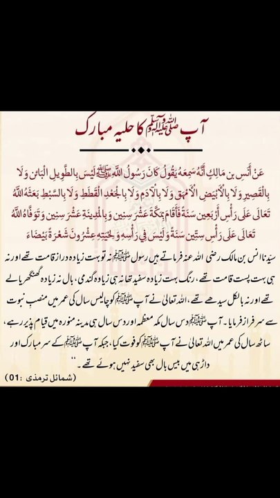 آپ صلی اللہ علیہ وآلہ وسلم کا حلیہ مبارک ❤️#trending#viral#shorts#islamic#foryou#dailymotion#share